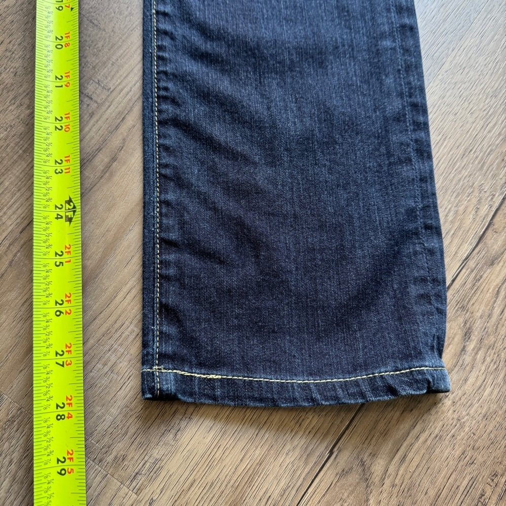 Citizens of Humanity Dark Blue Low Rise Straight Leg Jeans - Size 27 - Picture 4 of 16